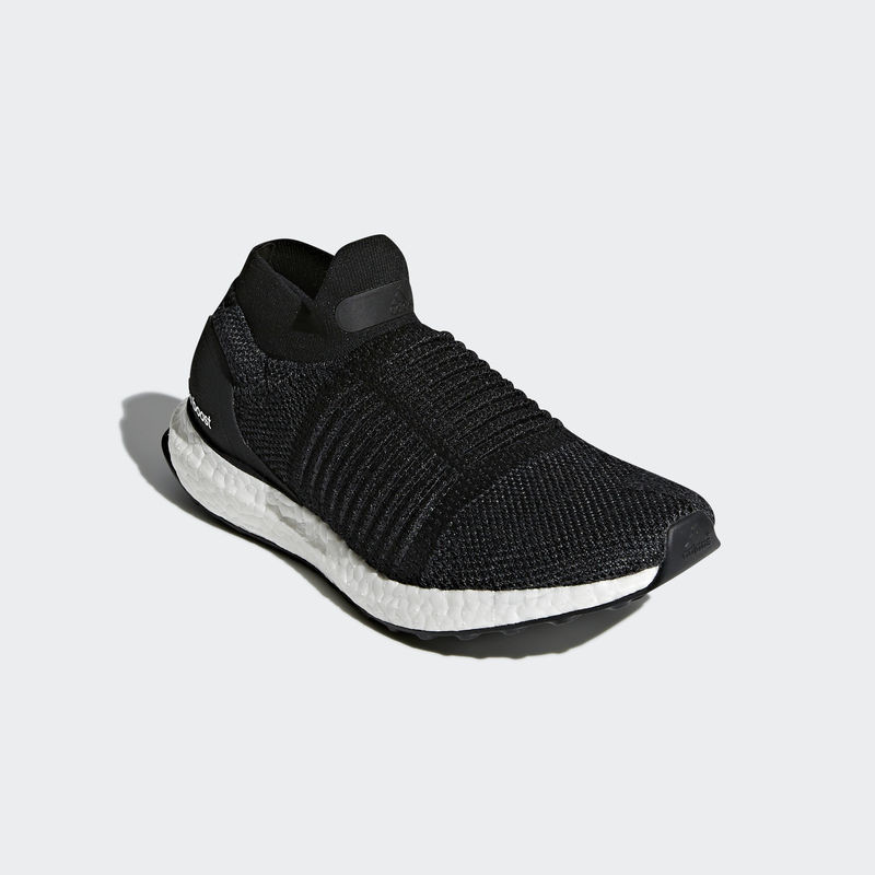 Adidas ultra boost hot sale laceless all black